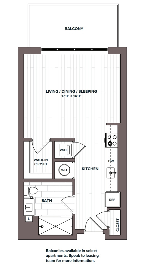 floorplan image of apartment 518